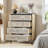 4 Drawer Storage Cabinet,Freestanding Cabinet for Bedroom Clothing Storage,Large Capacity