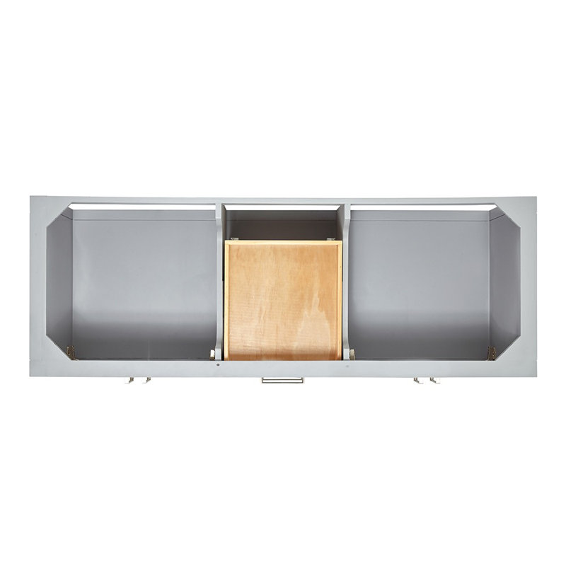 Magnolia Bath Vanity Oval Basin, Gray, Carrara White Marble, Rectangle 