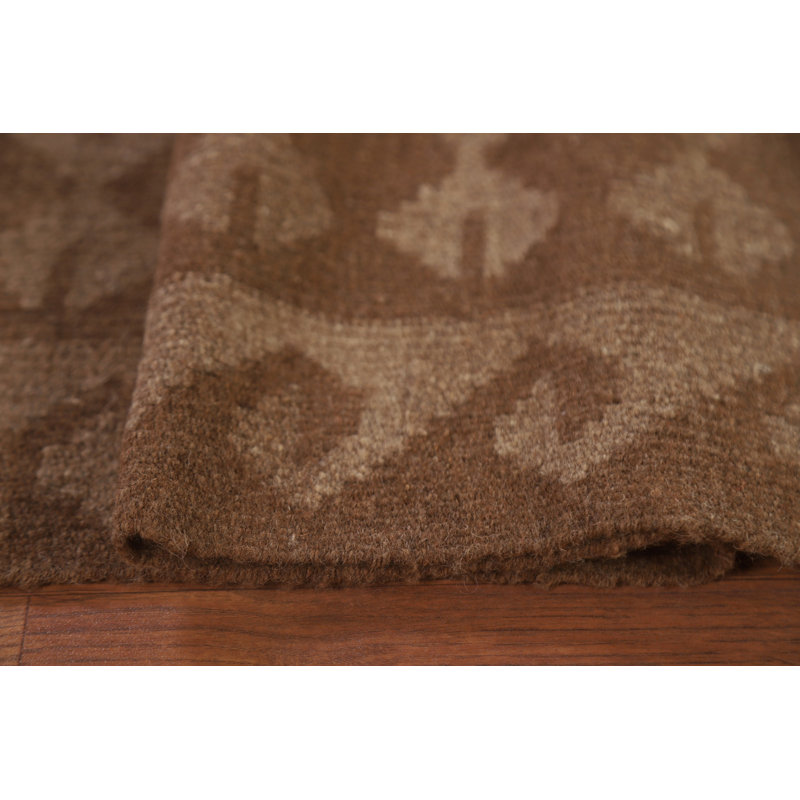 Reversible Wool Kilim Oriental Area Rug 7x10