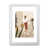 White Framed