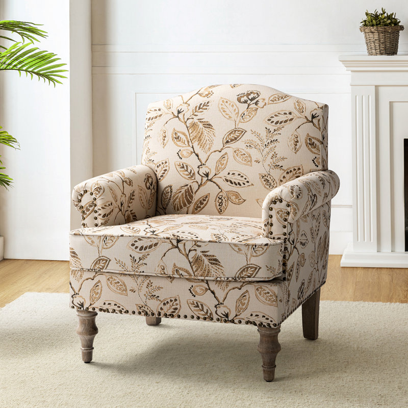 Fauteuil rembourré 30 po Mooresville, Mélange de polyester Gingen