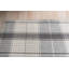 Gray Flat Weave Wool Plaid Geometric Modern Contemporary Carpet Rug-1818992562