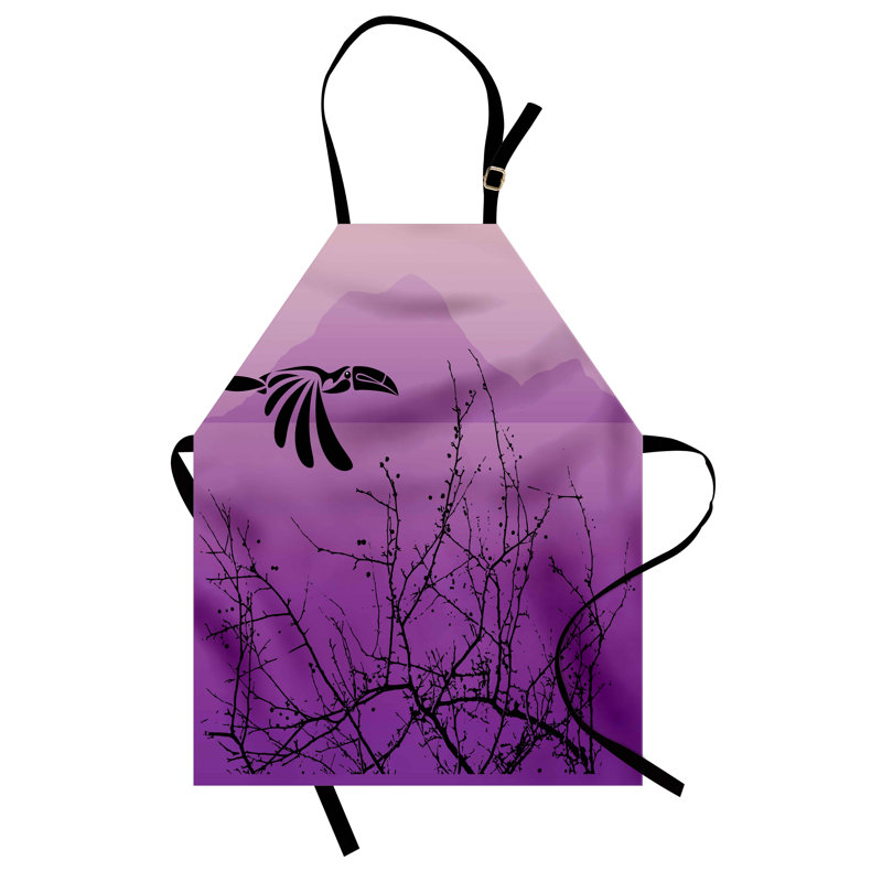 No Pattern Bib Apron