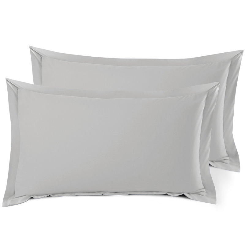 Taie décorative 100% polyester , Argent, 20 po x 26 po