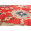 Tapis unique en laine noué à la main Gazni orange / beige / vert de conception unique 5 pi x 6 pi 6 po Qaiden