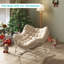 Chaise berçante en acier avec coussin Weixel-106714884-106714886