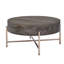 Table basse Weyton brun clair et champagne
