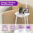 63"H Tray Table Floor Lamp With USB Charging-1808632022