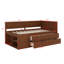 Lit de jour simple avec tiroirs et tablettes-905799285