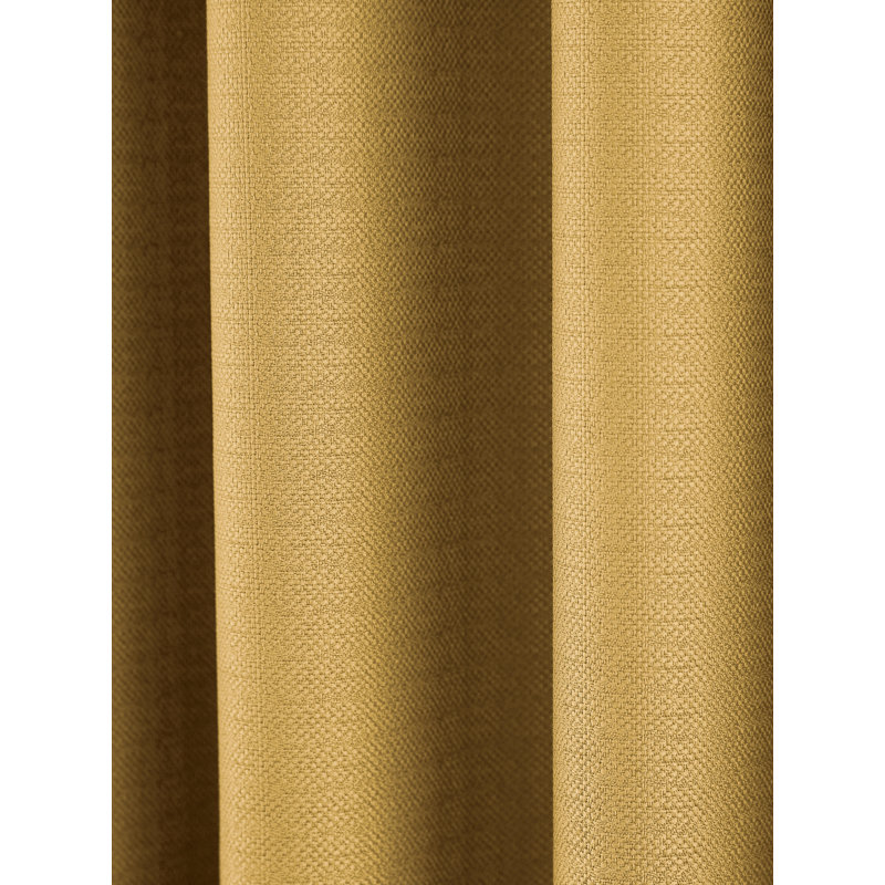 Eden Eyelet Room Darkening Curtains, Chartreuse, 168 W x 137 D cm