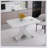 Modern Square Dining Table, Stretchable, with MDF X-Shape Table Leg-2067339267-2067339276-2067339264