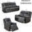 3-Piece Manual Reclining Living Room Sofa Set-675908203