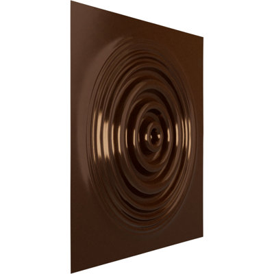 Panneau mural décoratif 3D peu profond l 19 5/8 po x H 19 5/8 po EnduraWall, UltraCover (couvre 2,67 pieds carrés)