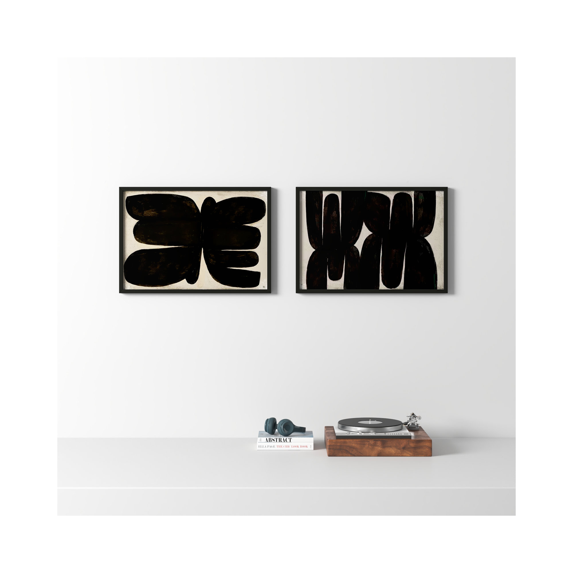 Dragonfly by StudioM, 21" H x 30" W x 1.25" D, Black