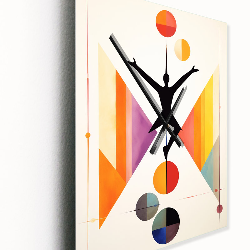 Minimalisme Yoga Inner Balance I - Horloges murales de yoga, Petit