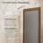 Amara Tempered Glass and Aluminum Alloy Framed French Cleat Mounted Wall Mirror-434510283-440482525