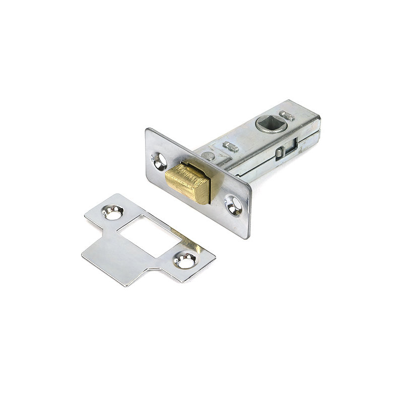 Tubular Mortice Latch, Polished Chrome