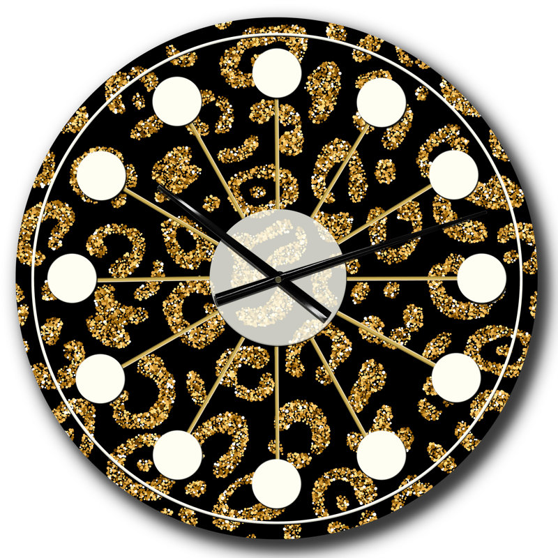 Horloge murale Mid-Century, Grand