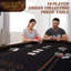 Table de poker avec table de salle à manger Barrington Urban 10 joueurs Texas Hold'em 