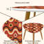 Ensemble de 2 tables basses gigognes Triangle