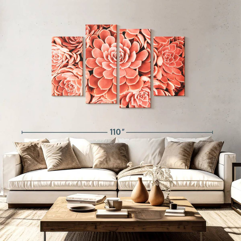 Harnek Coral Toned Succulents