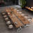 Foldable Mobile Solid Wood Training Table
