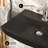 Sublime 18" Ceramic Wall Hung Sink In Matte Black