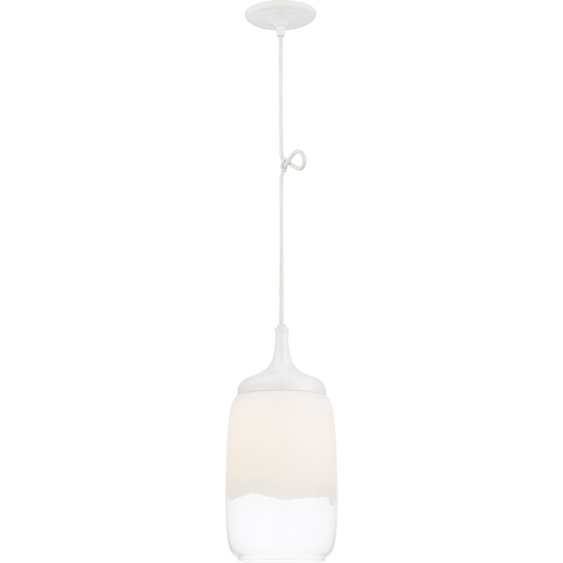 Macfarlane 1 - Light LED Single Pendant, White