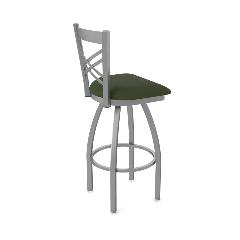 Tabouret pivotant 820 Catalina, Tabouret de bar (siège d'une hauteur de 30 po), Vinyle - pin Canter, Acier Inoxydable