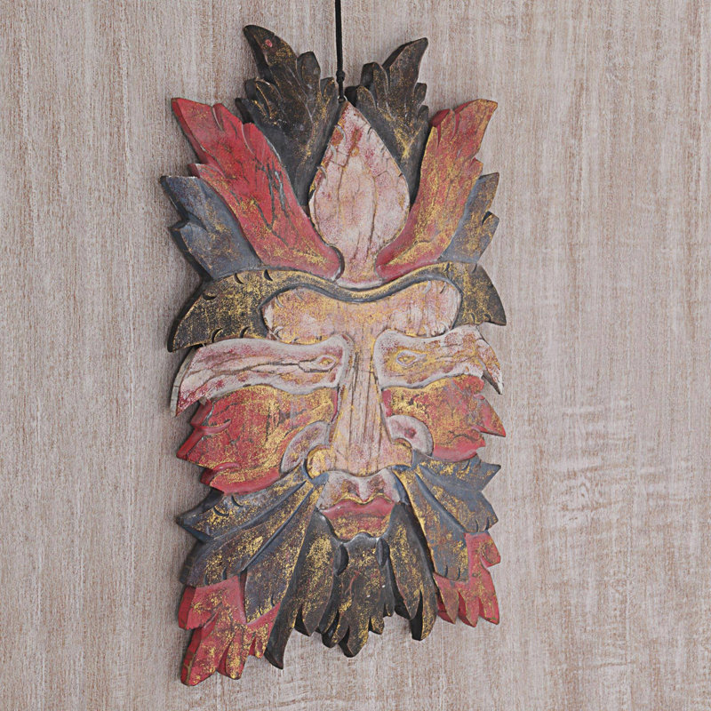 Panneau de suspension mural en bois camouflage