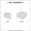 Twin/twin Xl All Season Comforter With 3m - , Soft Microfiber, Overlap Closure Shams (1 For Twin), -wicking, Solid Reverse, Machine Washable Ultra Soft, Twin-119448536-119448535