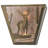 Rustic Lodge Flush Mounted Sconce