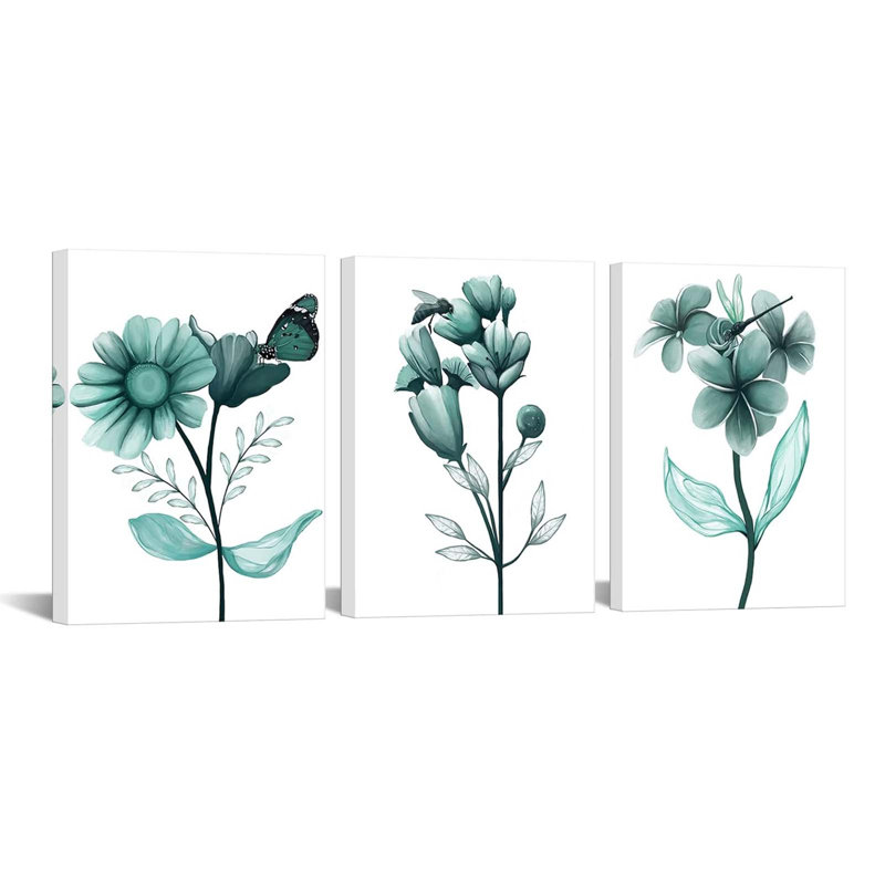 3 Piece Wrapped Canvas Wall Art