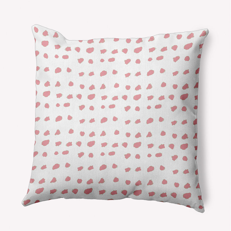 Coussin décoratif en polyester intérieur / extérieur, H 20 po x l 20 po, Carré