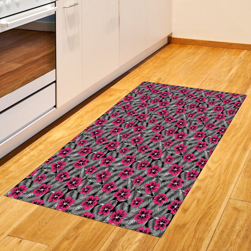 Luau High Density Long Fiber Poly Threads Decorative Area Rug Carpet, Rectangle 2'7" x 5'