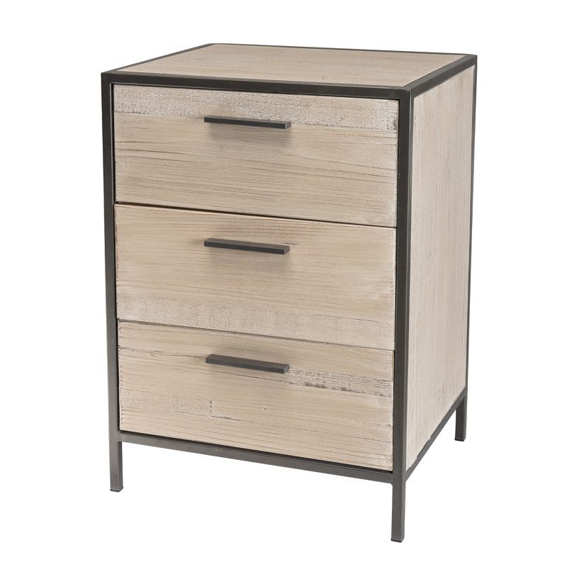 Bosworth Solid Wood 45 cm W Chest of 3 Drawers