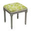 Tabouret de coiffeuse en lin Camillia Jade-1830376905-1830376918