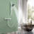 1 Handle Bathroom Waterfall Faucet with Diverter-91135488