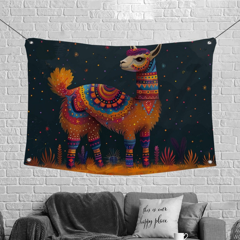Tapisserie en microfibre, H 50 po x l 60 po
