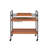 Serving Cart with Stemware Rack