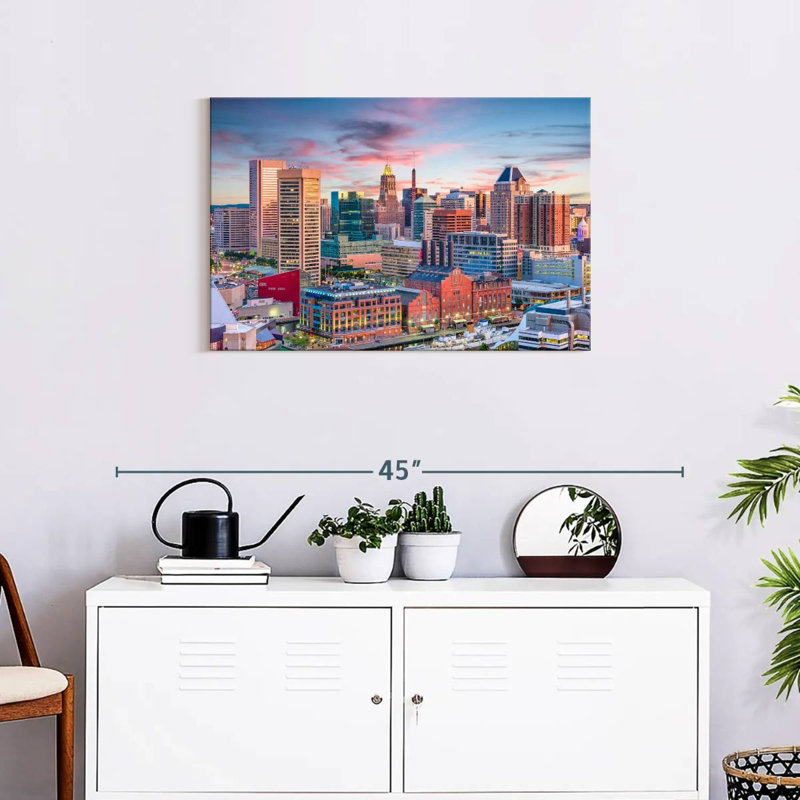Sireci Baltimore Sunset, 20" H x 30" W