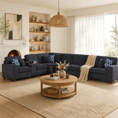 Sectional Sofa With Ottoman