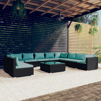 11 Piece Lounge Sectional Seating Group