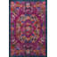 Tapis à motif floral multicolore à motif floral multicolore foncé-693327129