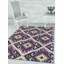 Tapis mauve / jaune / noir Brenner-26967077