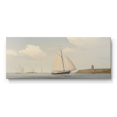Série nautique-XXX - Toile tendue avec châssis - Prêt à accrocher