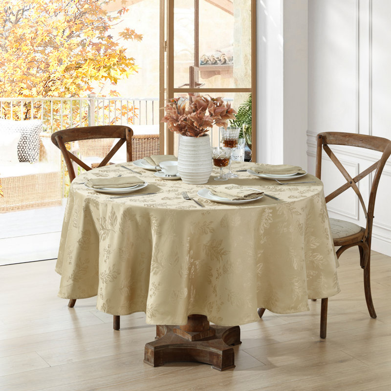 Nappe Rhone, Taupe, Rond 90 po