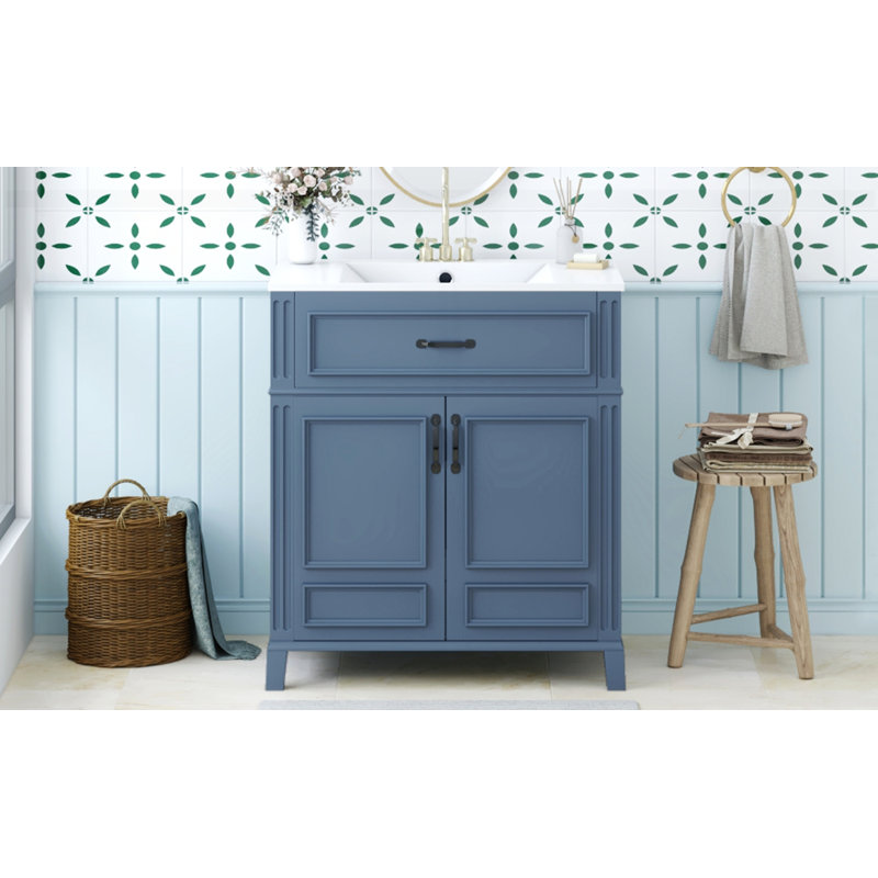 Meuble-lavabo de 30 po avec lavabo en céramique
