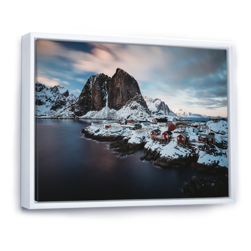 «Alaskan Wilderness I», reproduction sur toile, H 12 po x l 20 po x P 1 po, Cadre flottant blanc