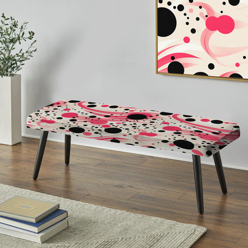 Banc rembourré Poupart Dynamic Doodle Dots III - Pois